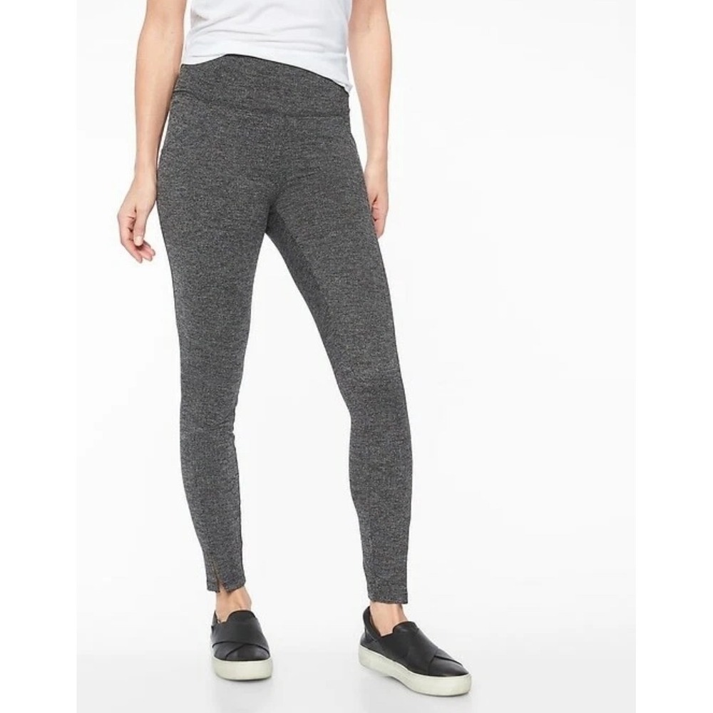 Athleta Herringbone Mercer‎ Tight in Black, White Size Small